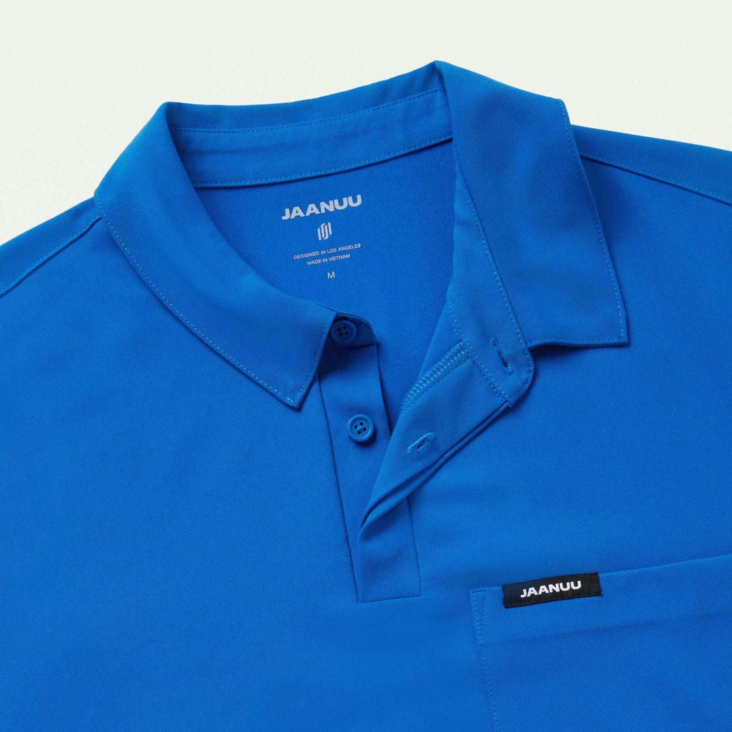 Axis Polo Scrub Top - Royal Blue