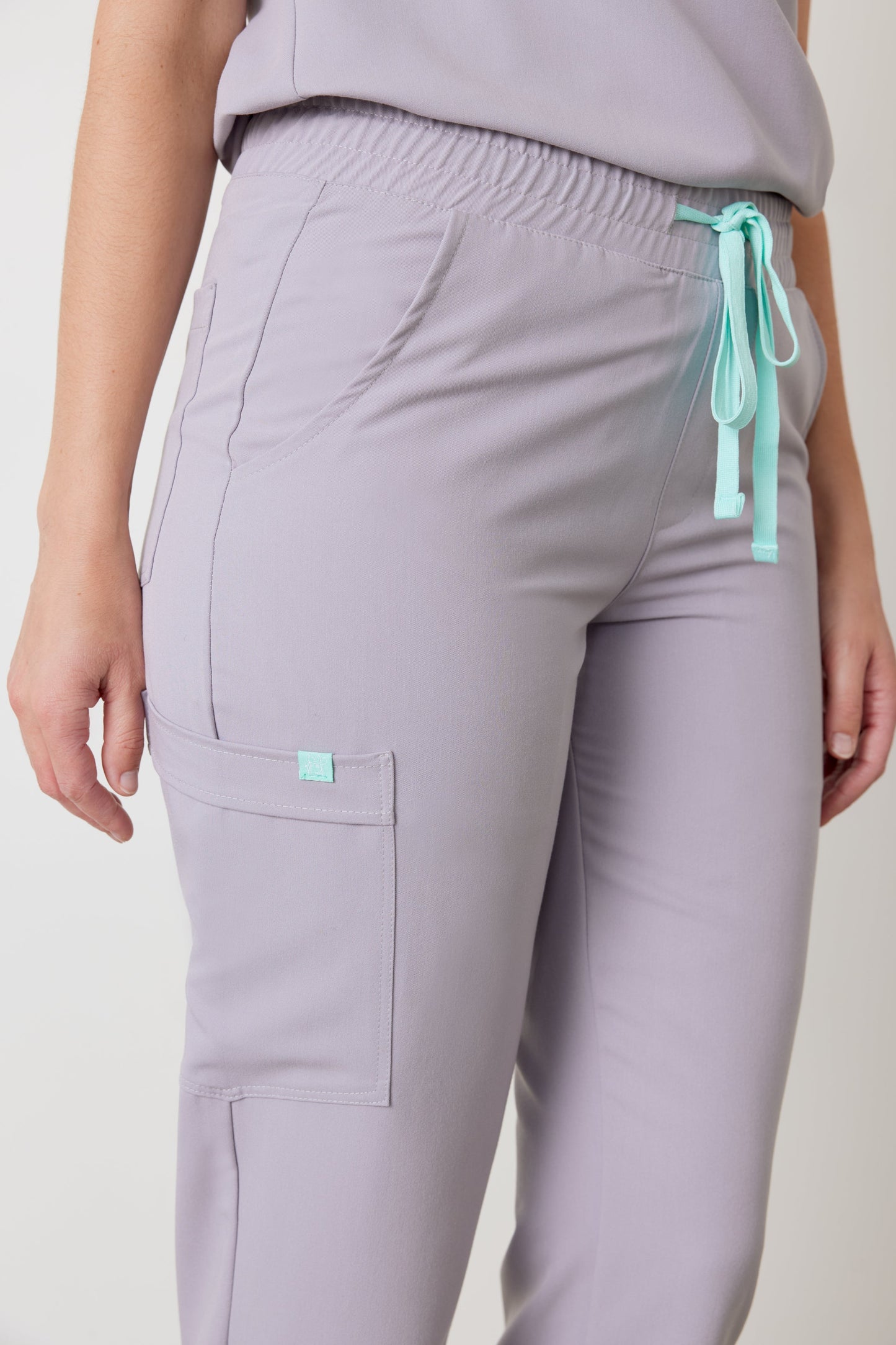 JULIETA RE-GARDE™ - PEARL - Straight Cut Scrub Pants - SILVADUR™ - Final Sale