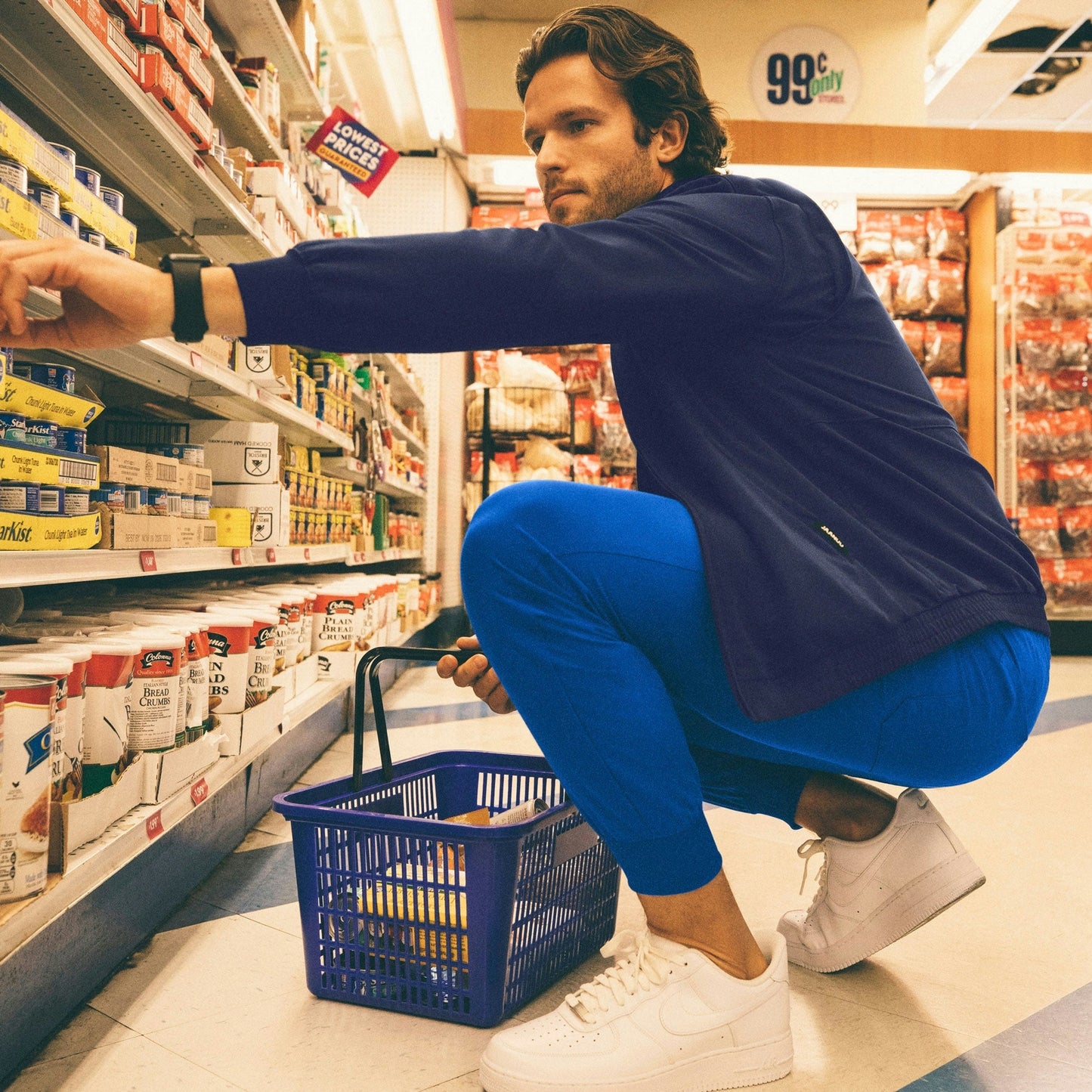 Wolfe Everyday 6-Pocket Scrub Jacket - Midnight Navy