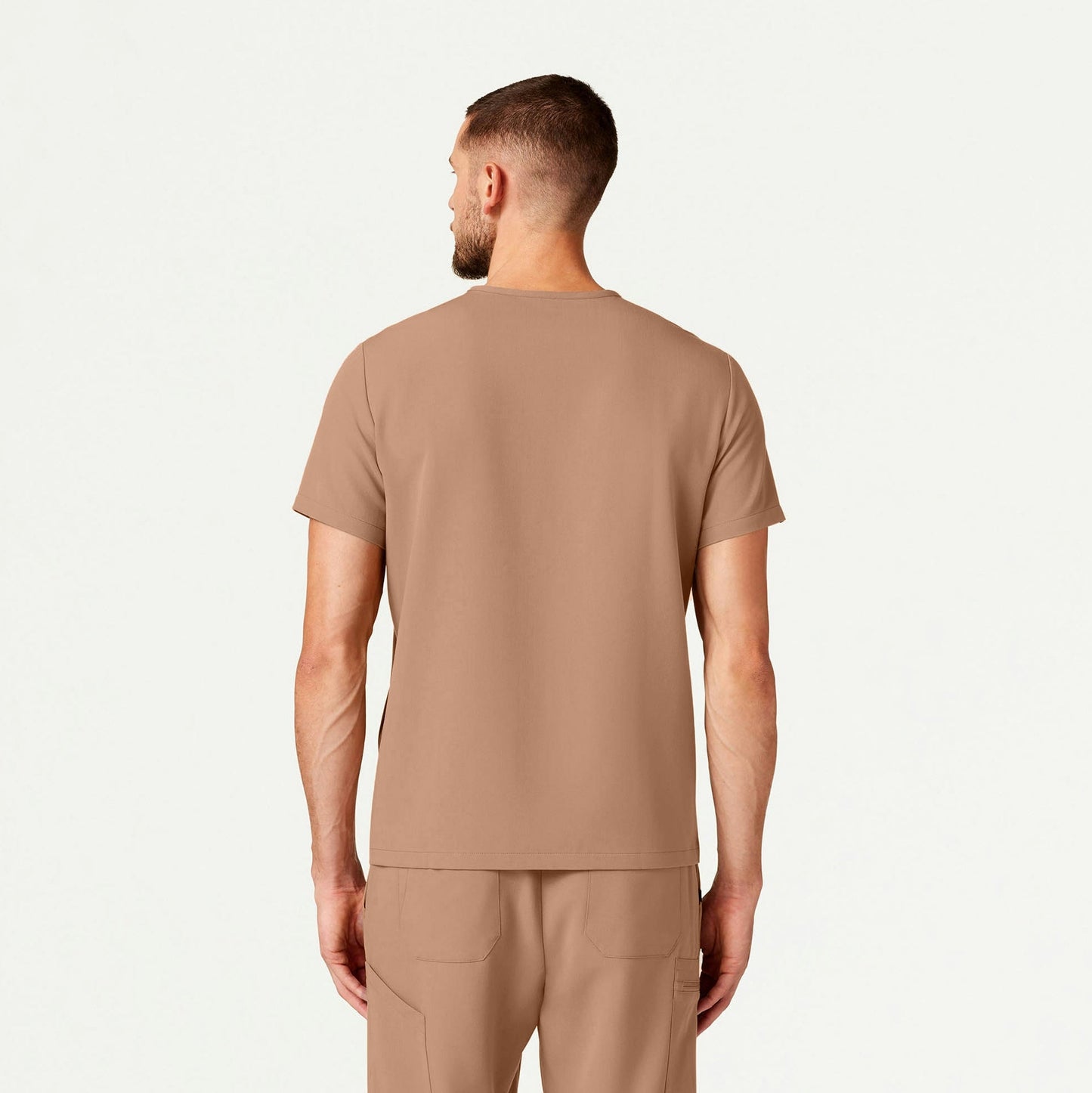 Platt 3-Pocket Scrub Top - Clay