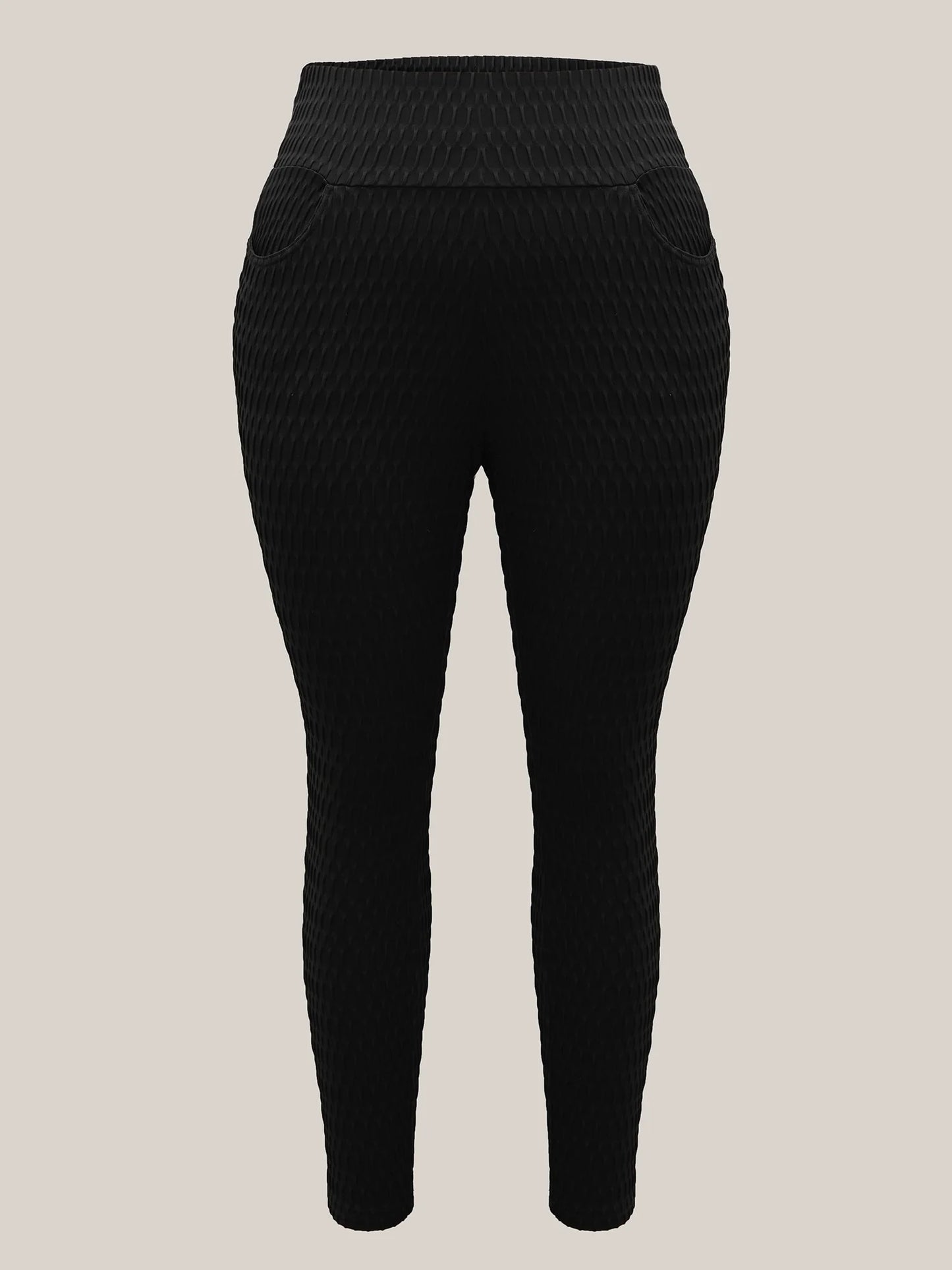 Textured Wide waist Super Stretch Leggings