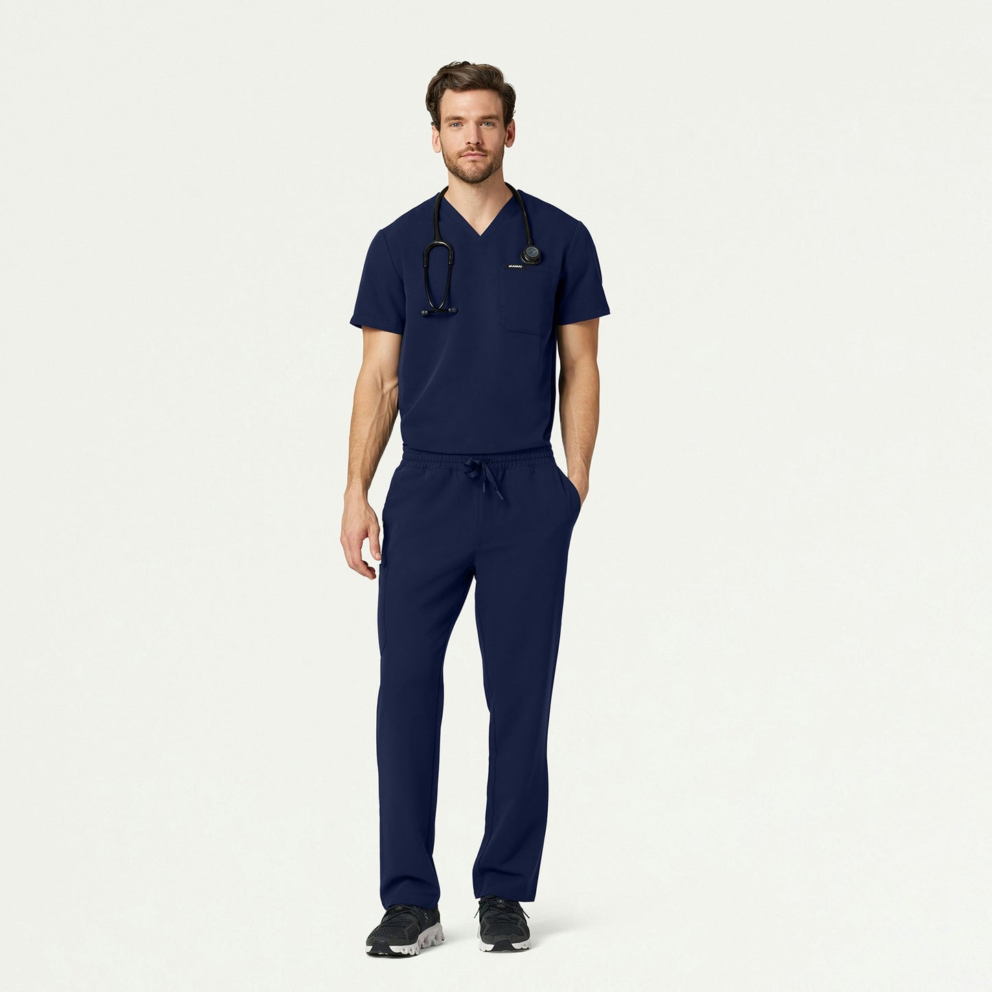 Rhodes Everyday Straight-Leg Scrub Pant - Midnight Navy