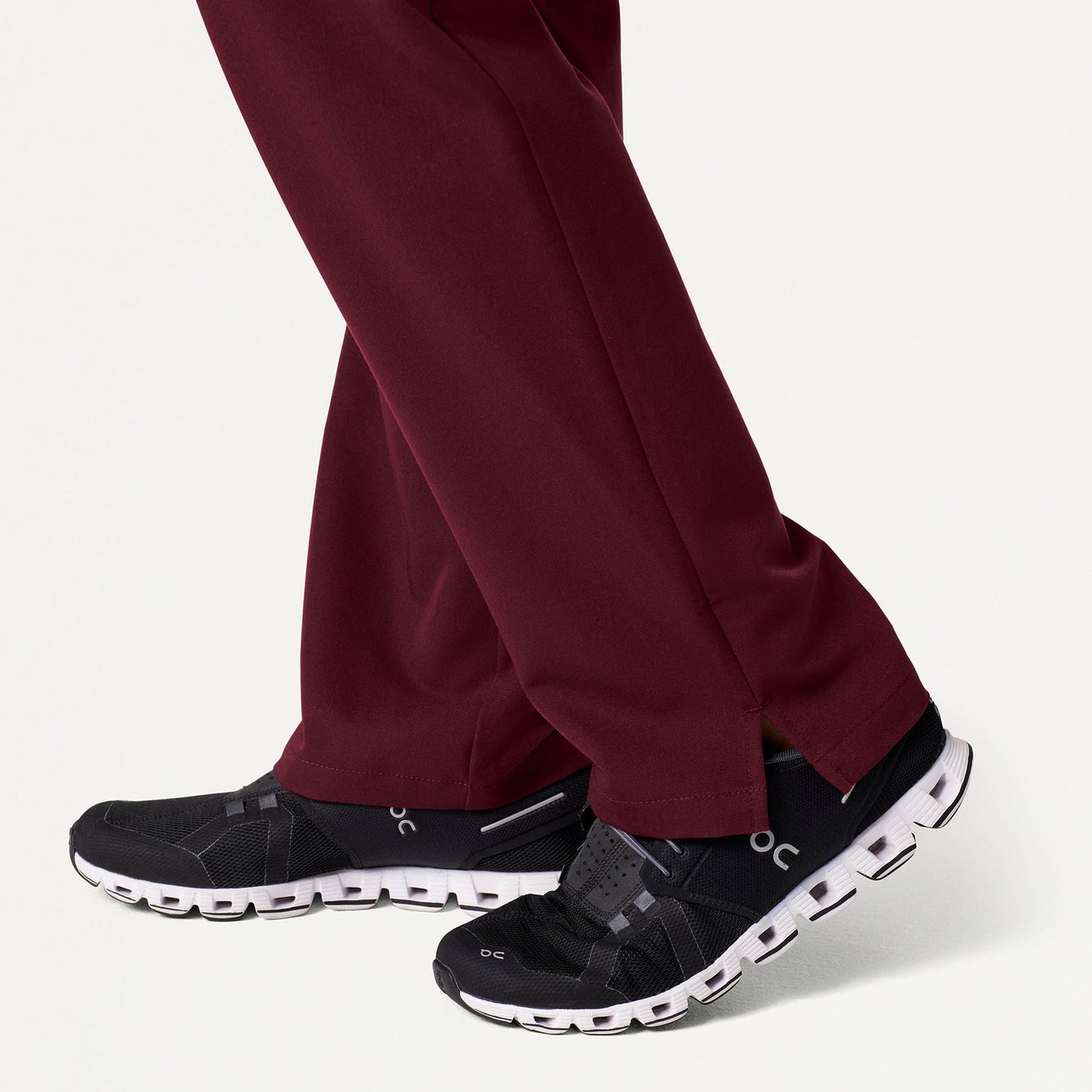 Xenos Essential Knit-Waist Scrub Pant - Burgundy