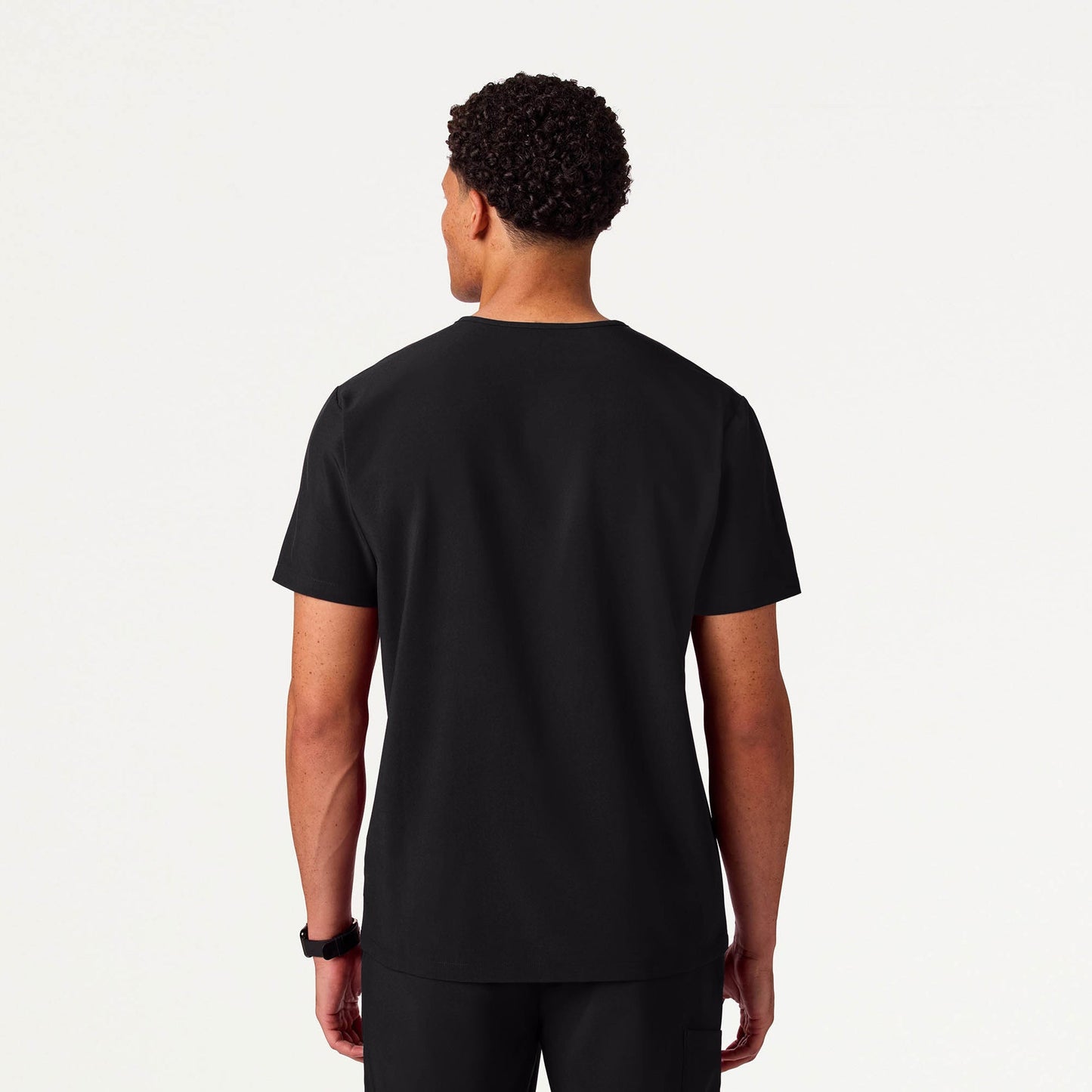 Holmes UltraLITE™ 1-Pocket Scrub Top - Black