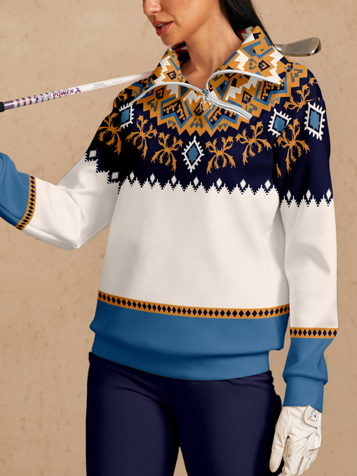 Bold Baroque Golf Sweatshirt