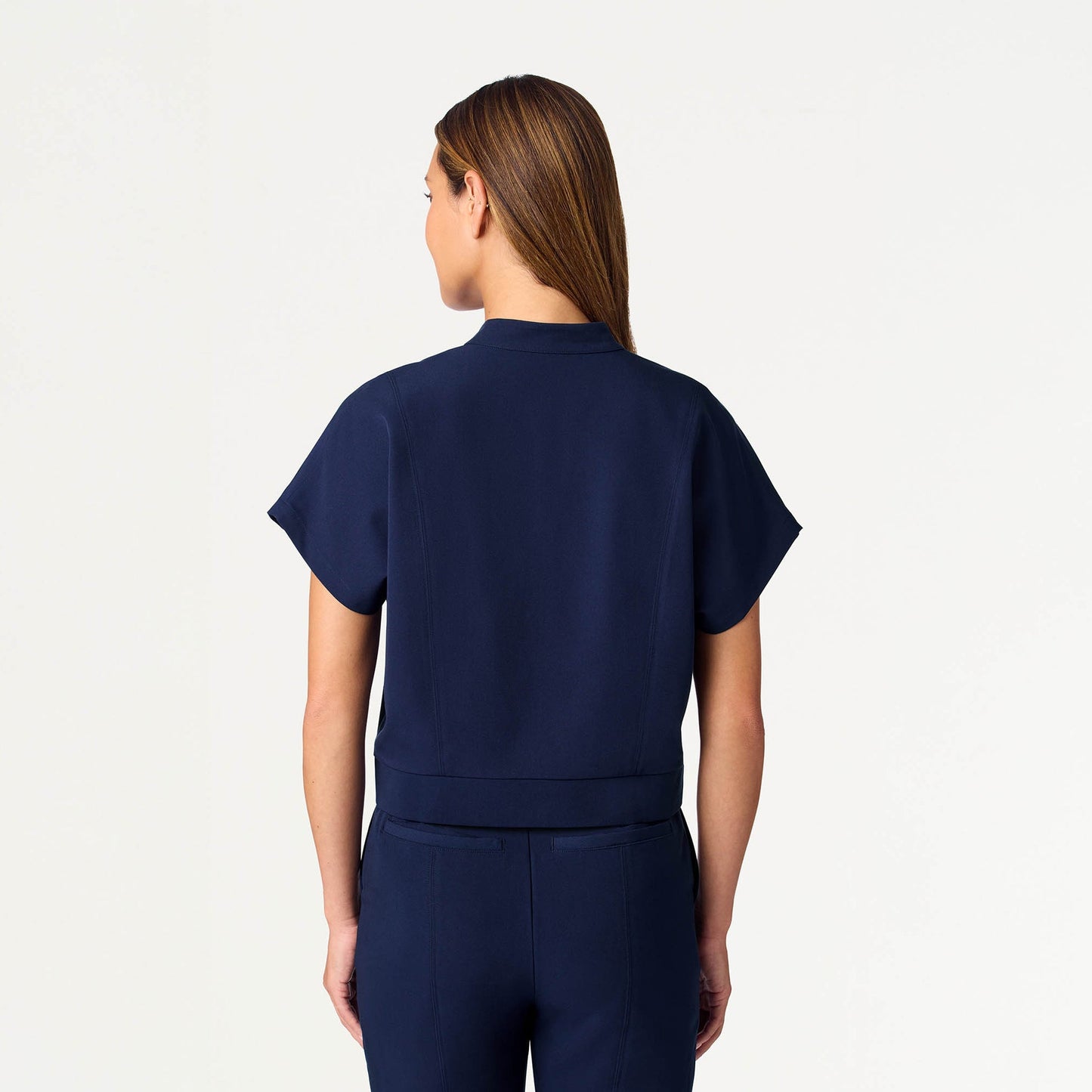 Clare Dolman Scrub Top - Midnight Navy