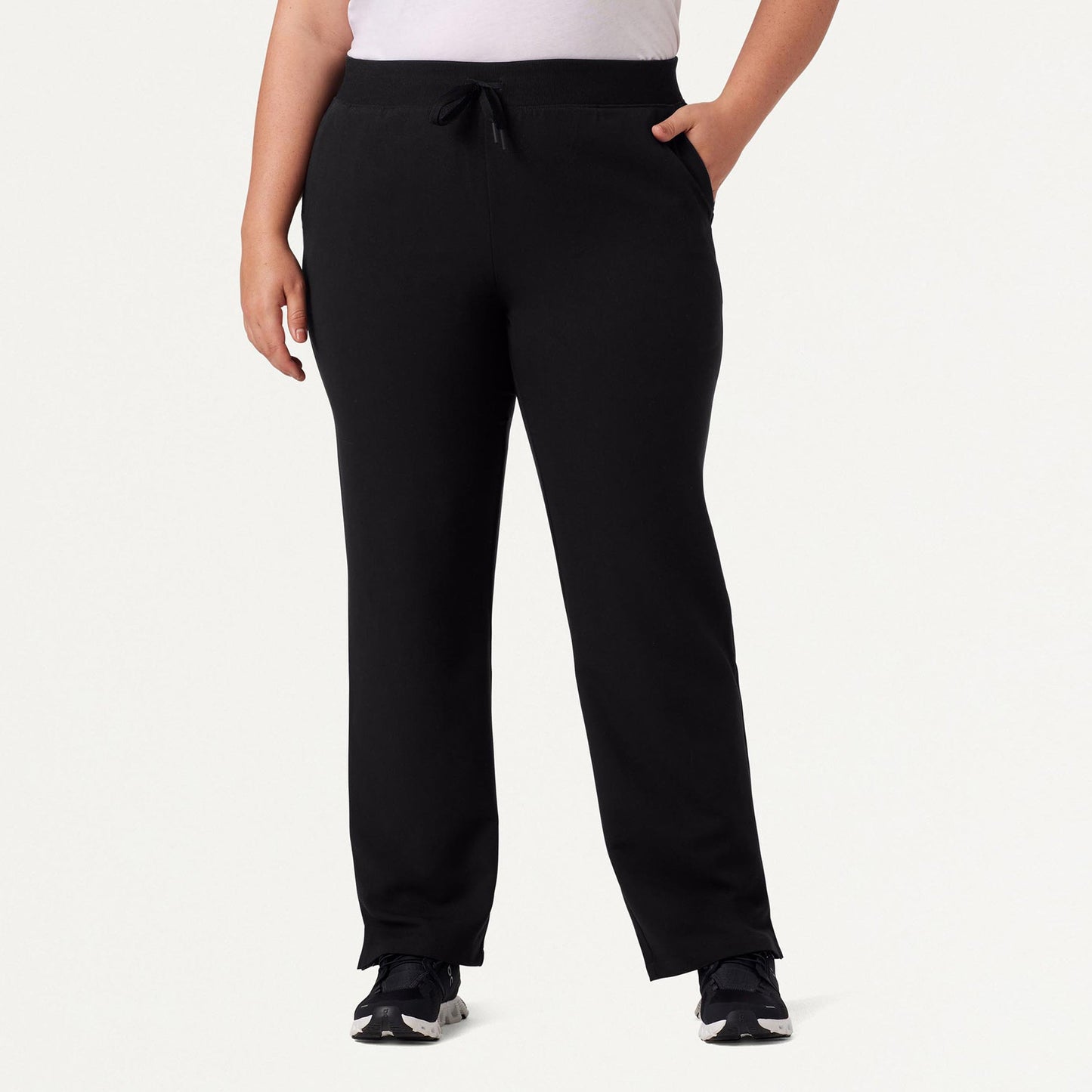 Xenos Essential Knit-Waist Scrub Pant - Black