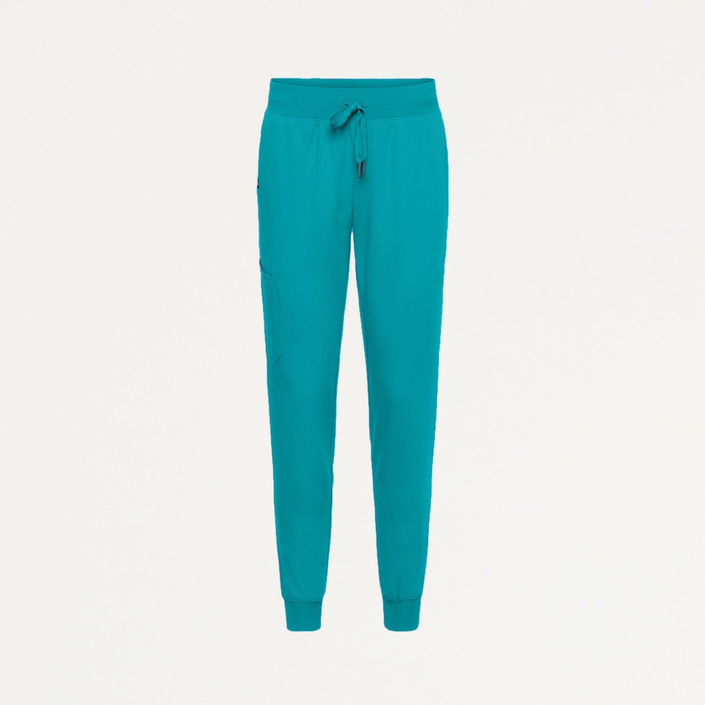 Silex Slim Knit-Waist Scrub Jogger - Teal