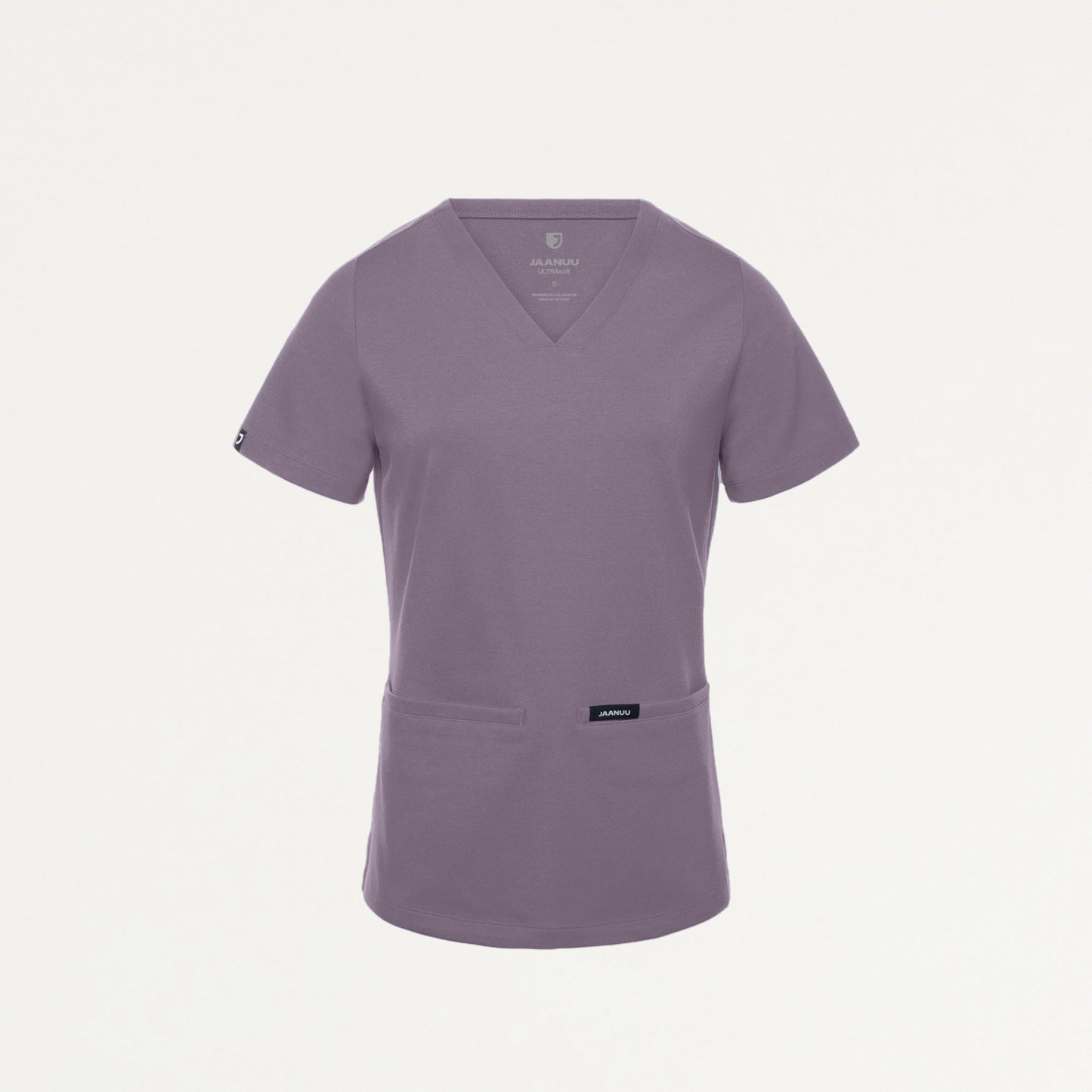 Cesi Slim UltraSOFT Scrub Top - Titanium