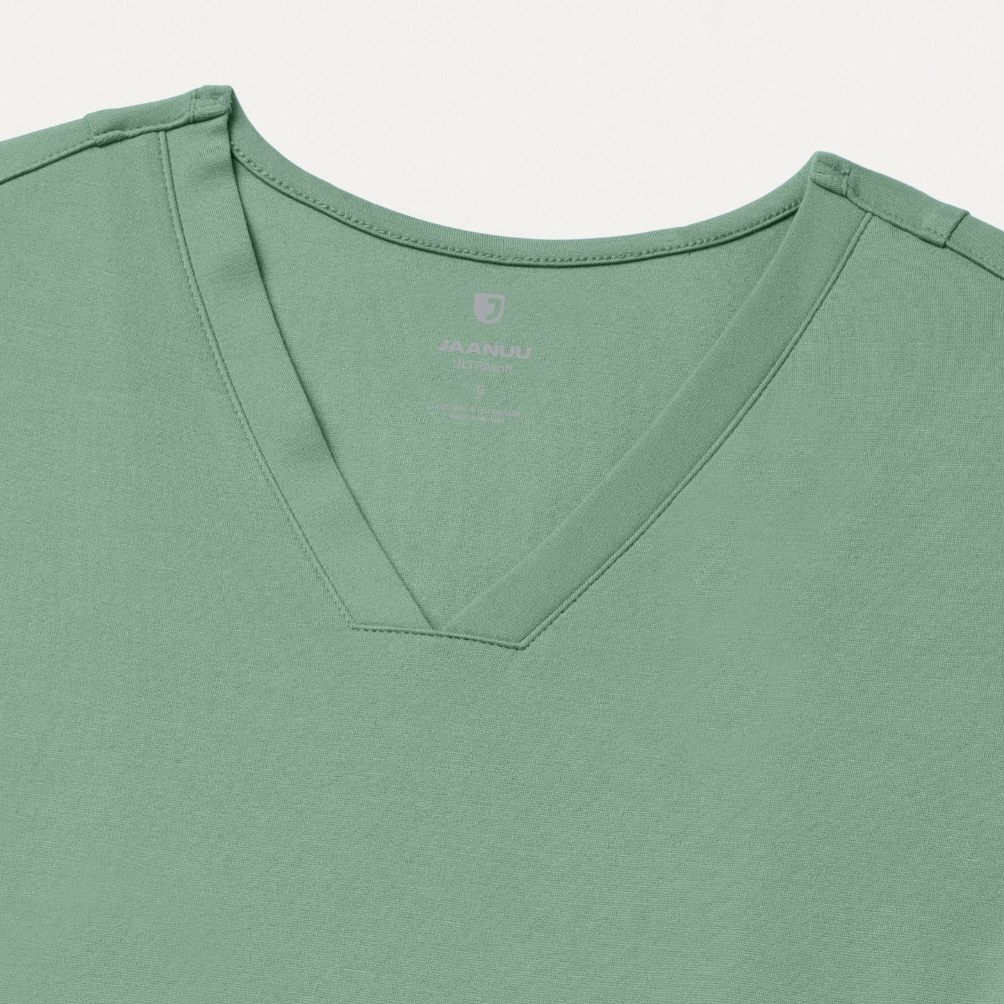 Kass Slim 4-Pocket UltraSOFT Scrub Top - Sage