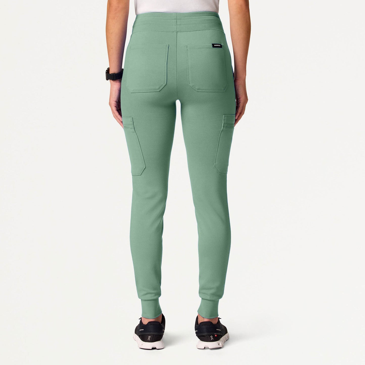 Kait 10-Pocket Skinny UltraSOFT Scrub Jogger - Sage