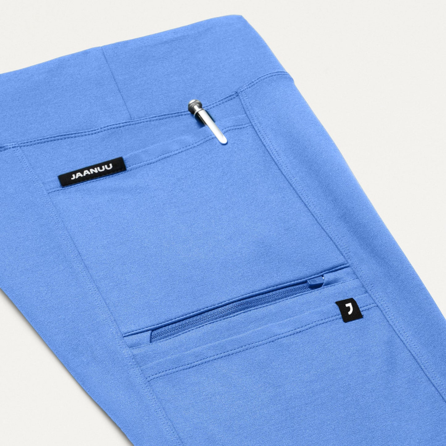 Perri UltraSOFT Yoga Scrub Pant - Ceil Blue