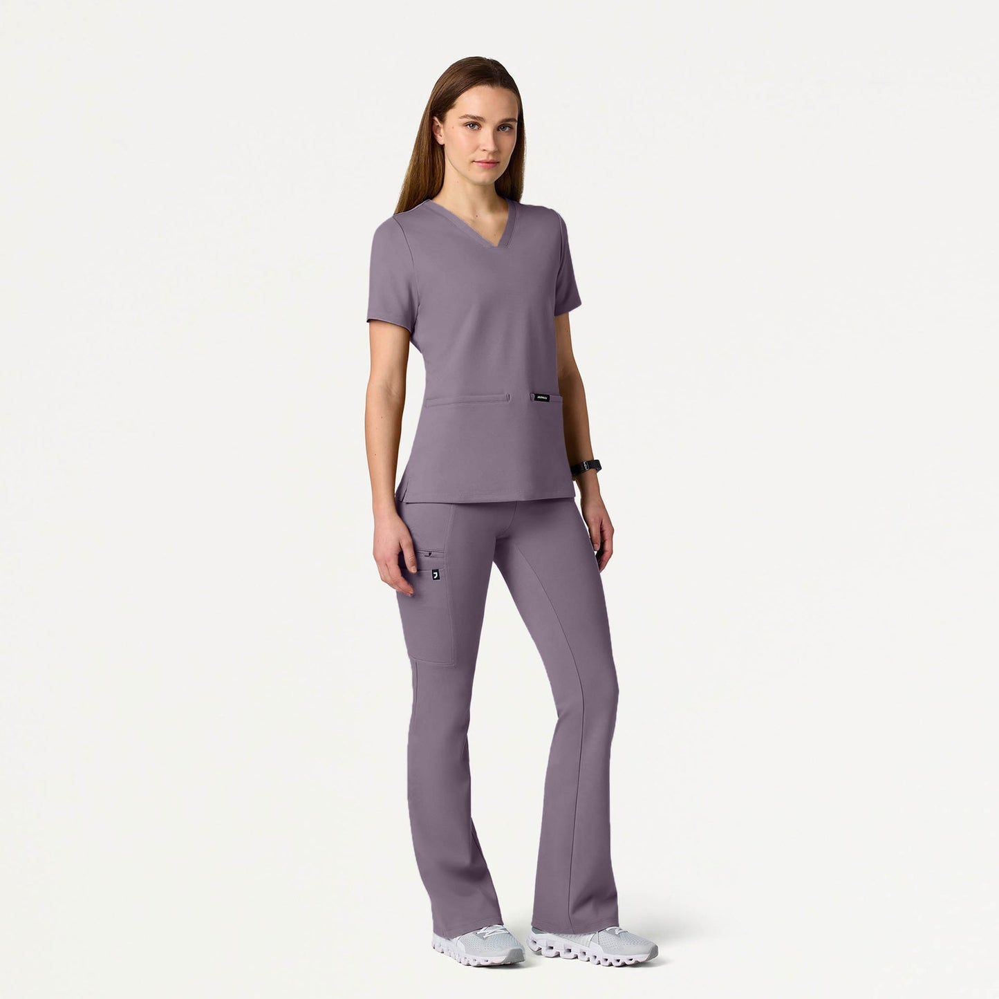 Perri UltraSOFT Yoga Scrub Pant - Titanium