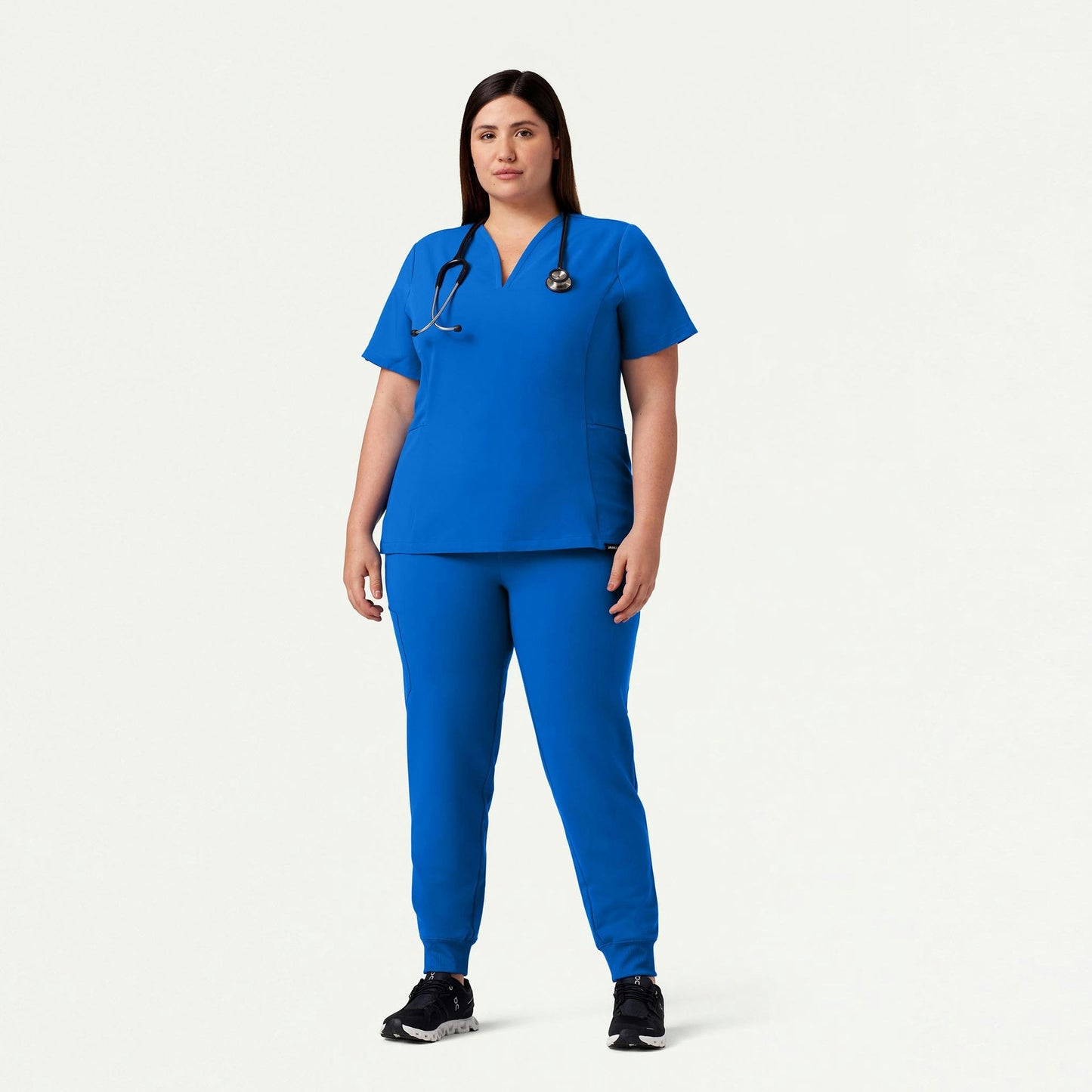 Silex Slim Knit-Waist Scrub Jogger - Royal Blue