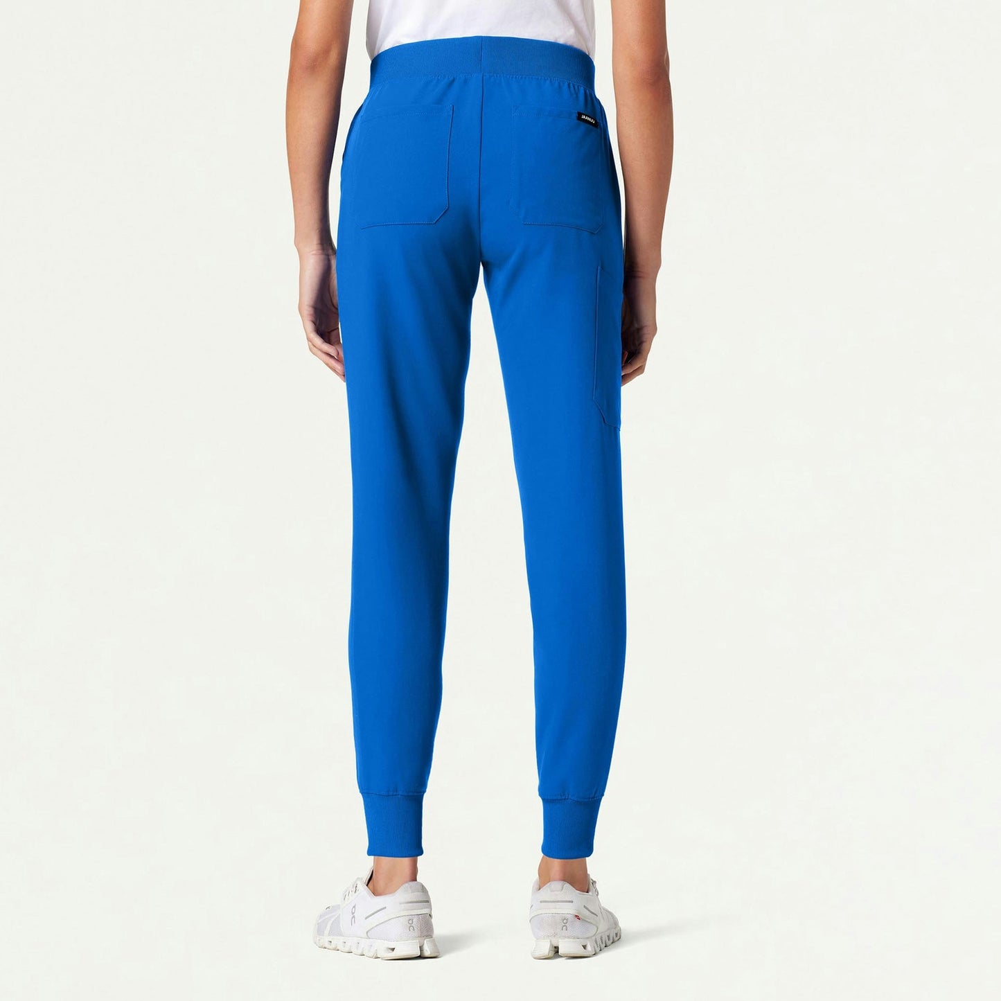 Silex Slim Knit-Waist Scrub Jogger - Royal Blue