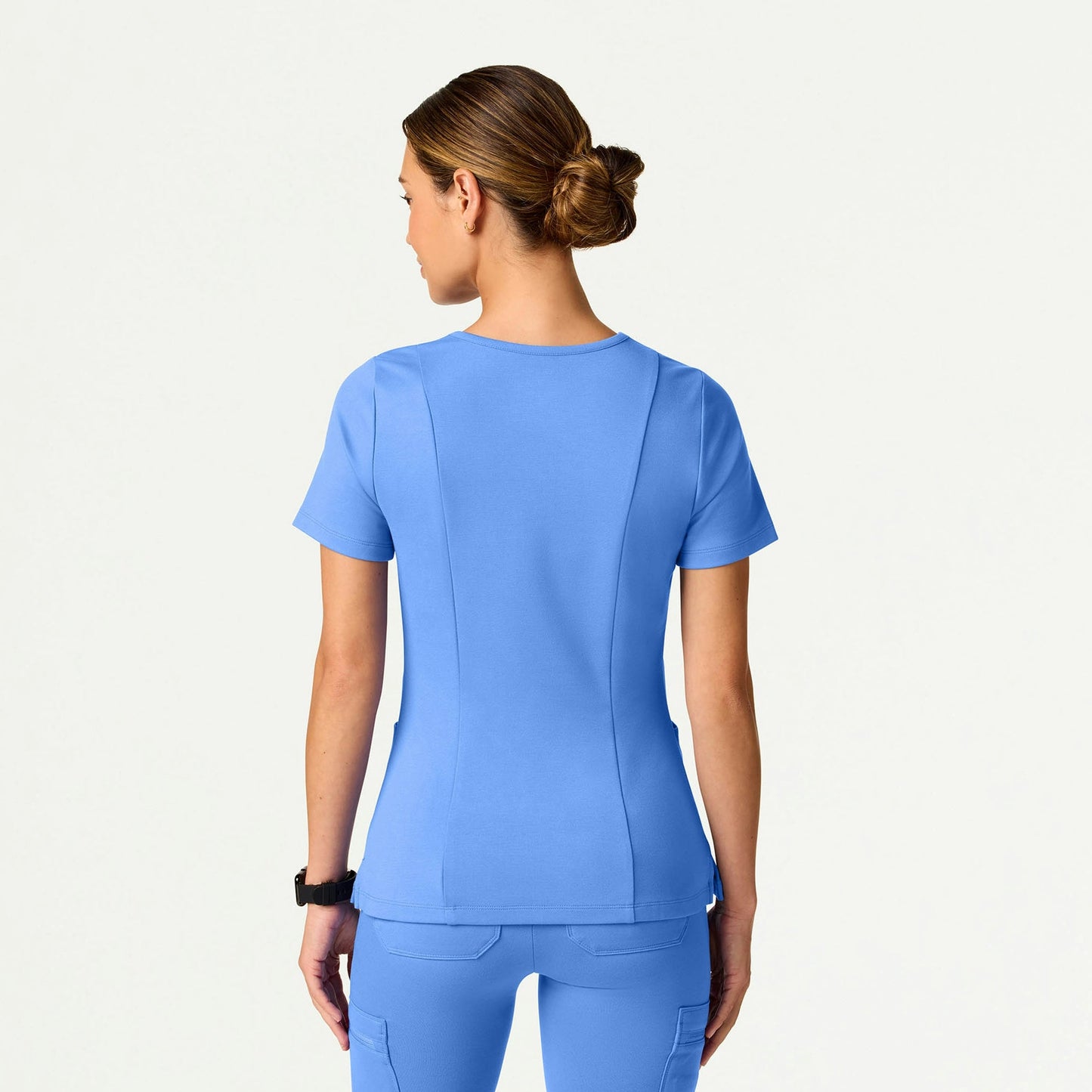 The 14-Pocket UltraSOFT™ Scrub Set - Ceil Blue