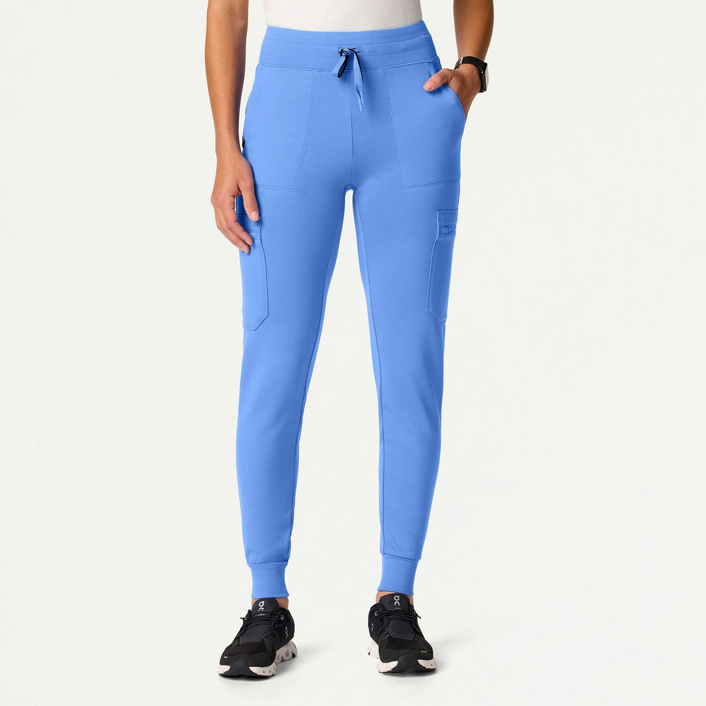 The 14-Pocket UltraSOFT™ Scrub Set - Ceil Blue