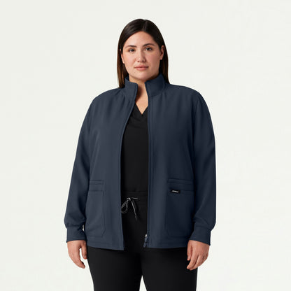 Ceri Essential 6-Pocket Scrub Jacket - Carbon Gray