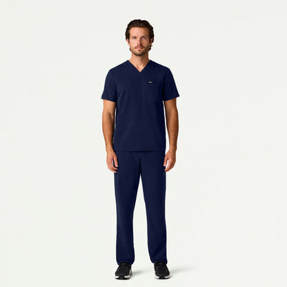 Bron 3-Pocket Scrub Top - Midnight Navy
