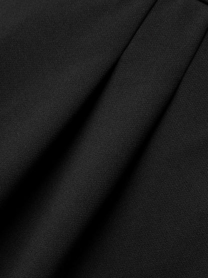 Stretchy-Waist Straight Leg Pants