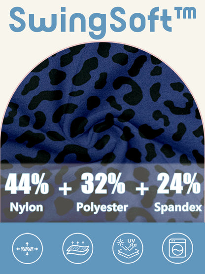 More Than Basic Ruffle Leopard Golf Jacket