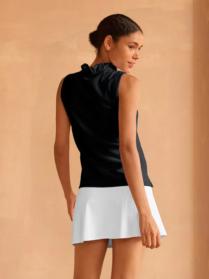 More Than Basic Ruffle V-Neck Tank Top UPF50+