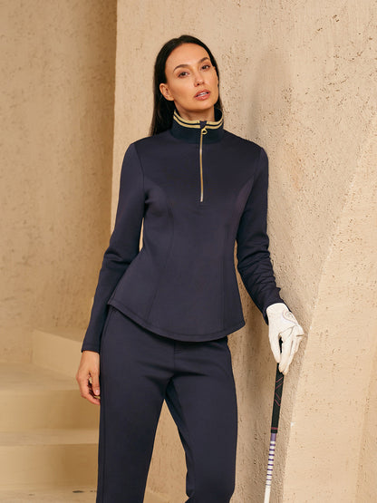 Navycore Slim-Fit Long Sleeve Stretch Sweatshirt