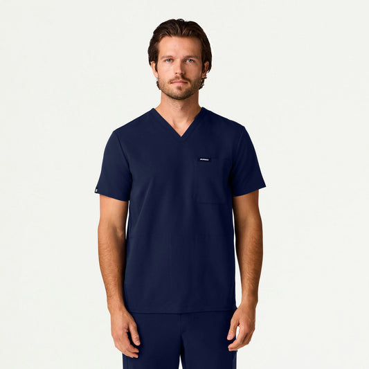 Bron 3-Pocket Scrub Top - Midnight Navy