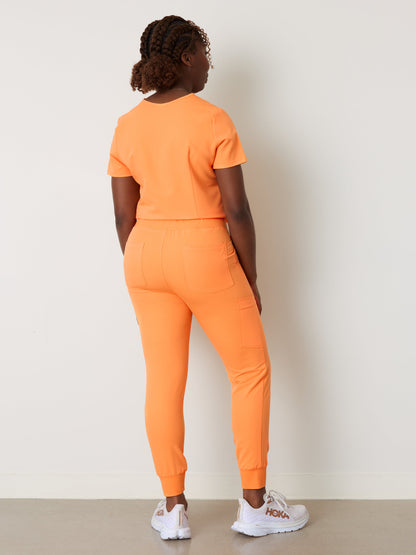 DEMI RE-GARDE™ - NECTARINE - Jogger Scrub Pants - SILVADUR™