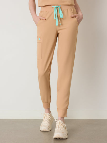 DEMI RE-GARDE™ - SPICED EARTH - Jogger Scrub Pants - SILVADUR™