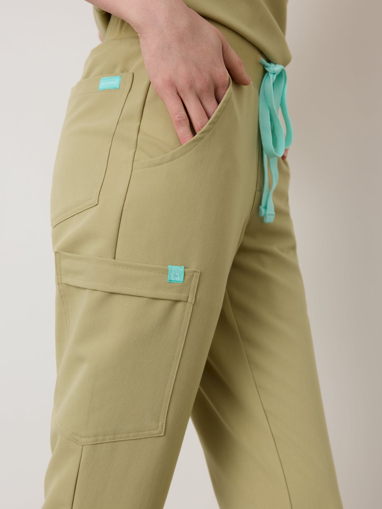 DEMI RE-GARDE™ - SAGE - Jogger Scrub Pants - SILVADUR™