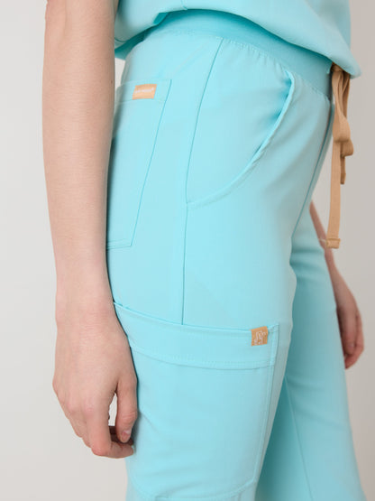 DEMI RE-GARDE™ - OCEAN TIDE - Jogger Scrub Pants - SILVADUR™