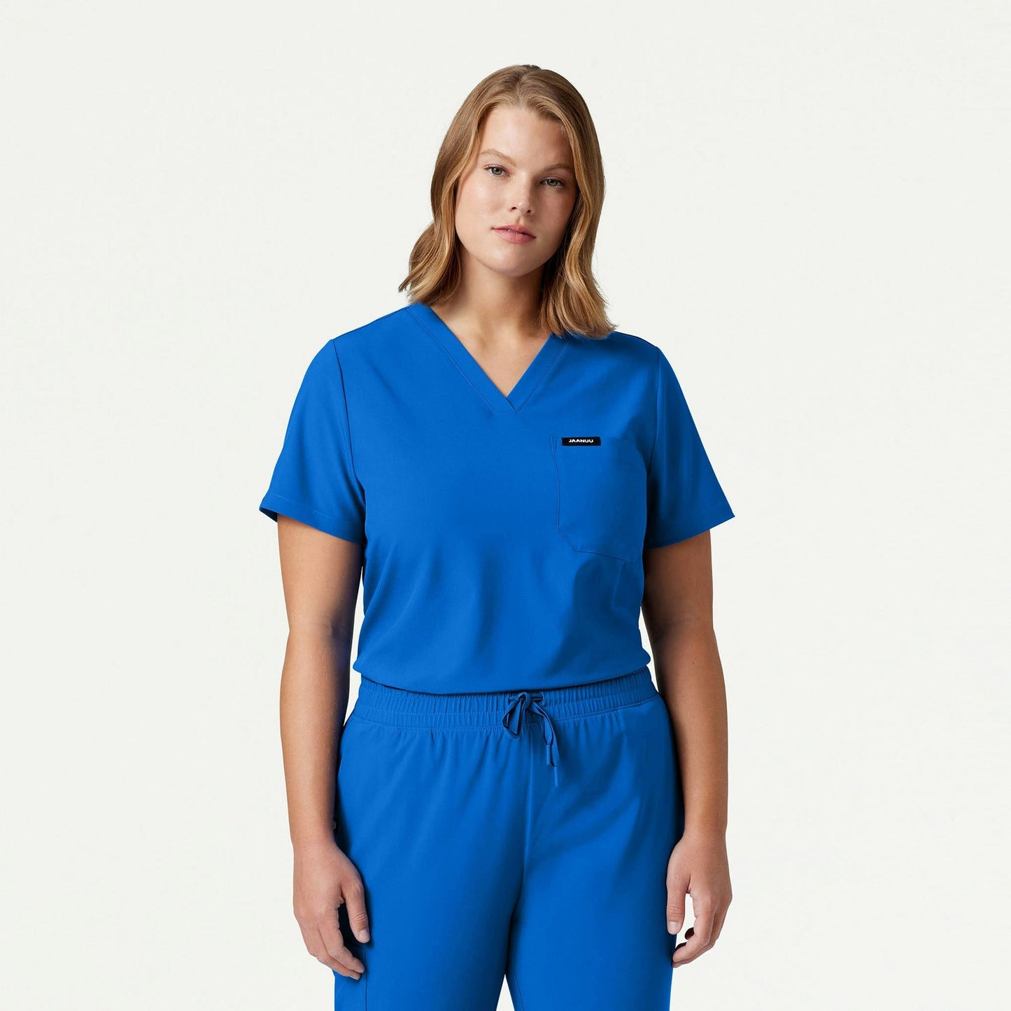Pret 1-Pocket Classic Scrub Top - Royal Blue