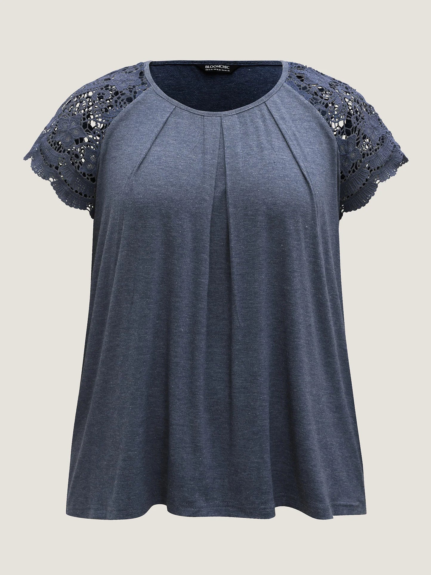 Bust-Comfort Lace Cut-Out Top