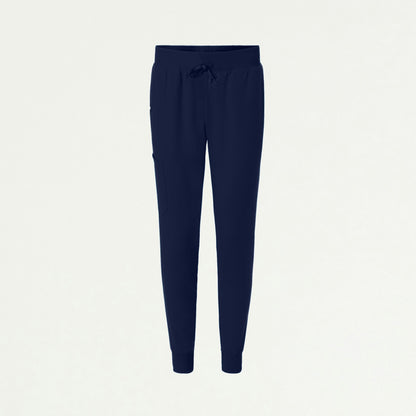 Silex Slim Knit-Waist Scrub Jogger - Midnight Navy