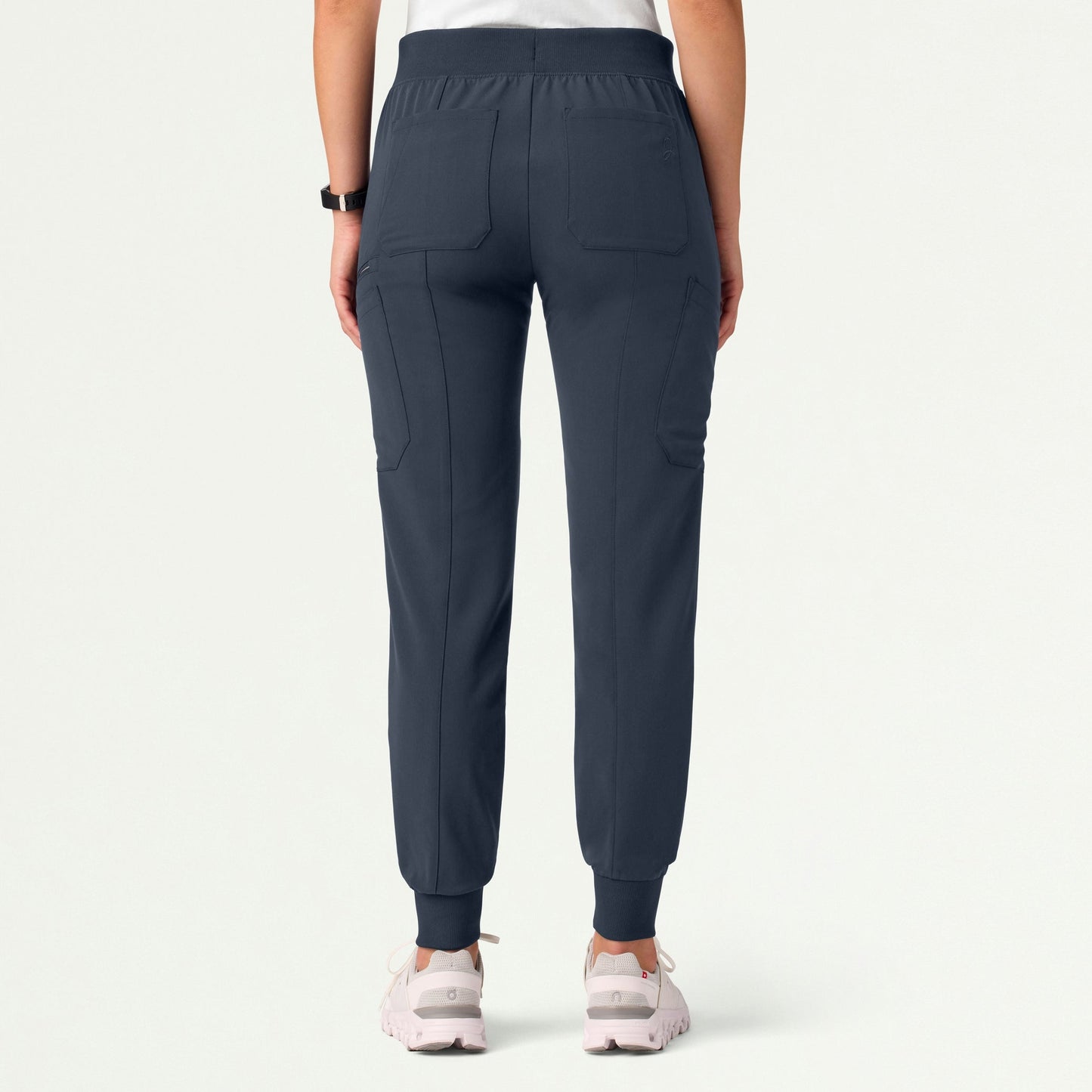 Liv Skinny 8-Pocket Scrub Jogger - Carbon Gray