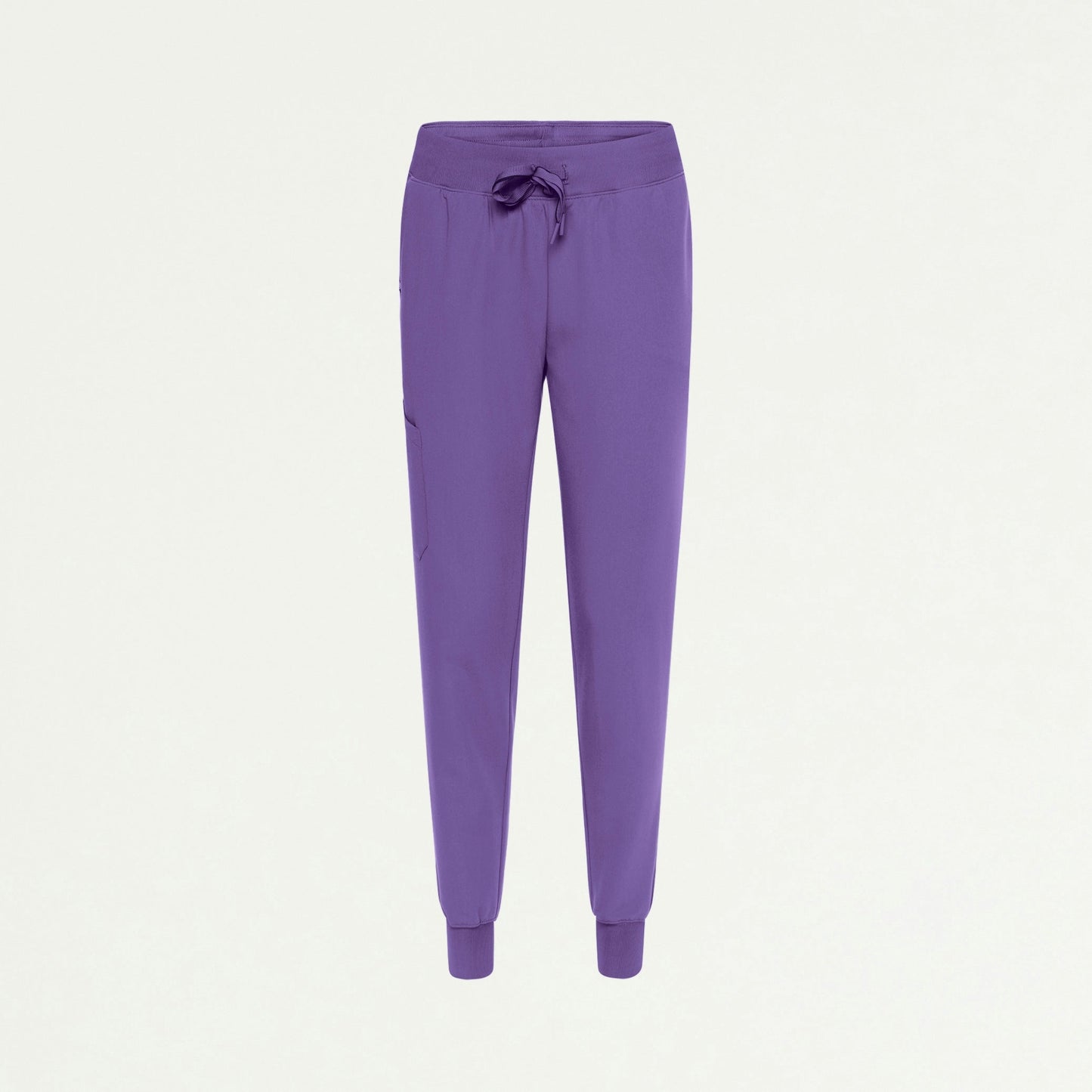 Silex Slim Knit-Waist Scrub Jogger - Violet