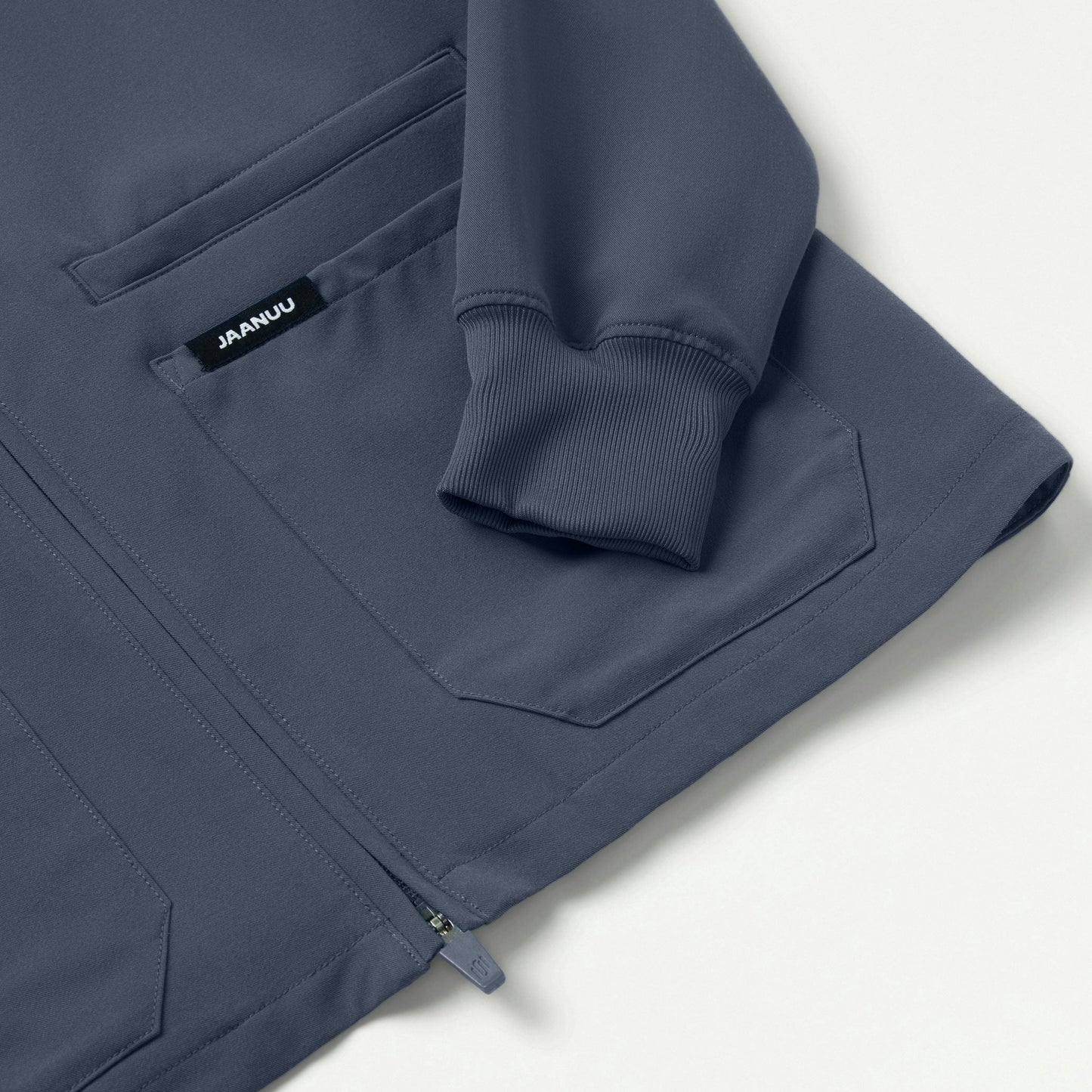 Ceri Essential 6-Pocket Scrub Jacket - Carbon Gray