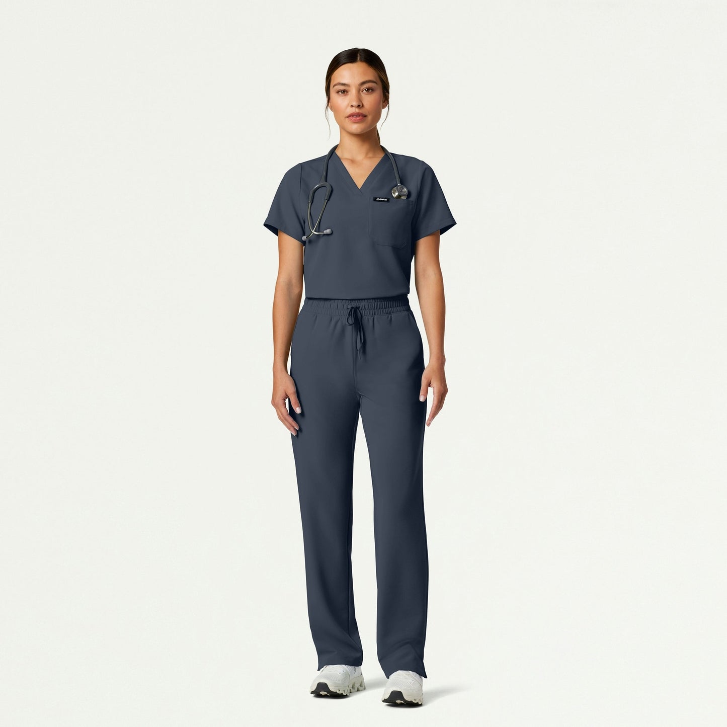 Kerr 365 High Waisted Scrub Pant - Carbon Gray
