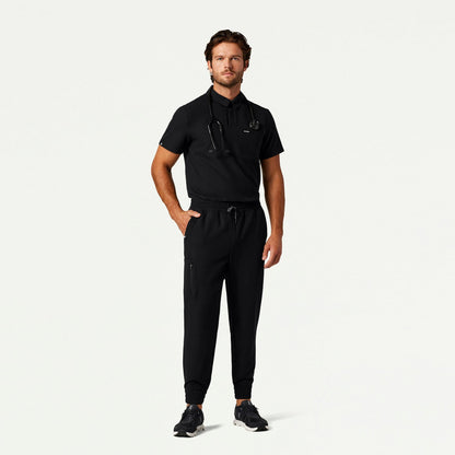 Cobot 8-Pocket Scrub Jogger - Black