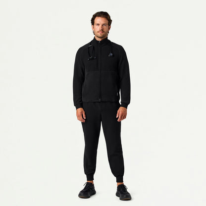 Cloud Hybrid Fleece Jacket - Black