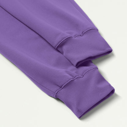 Silex Slim Knit-Waist Scrub Jogger - Violet