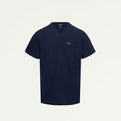 Bron 3-Pocket Scrub Top - Midnight Navy