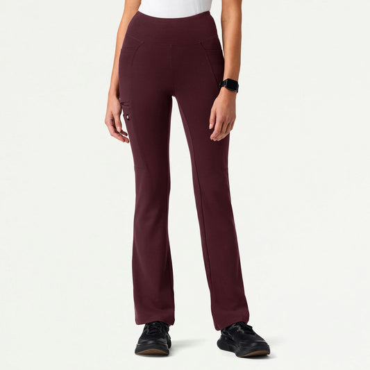 Perri UltraSOFT Yoga Scrub Pant - Redwood