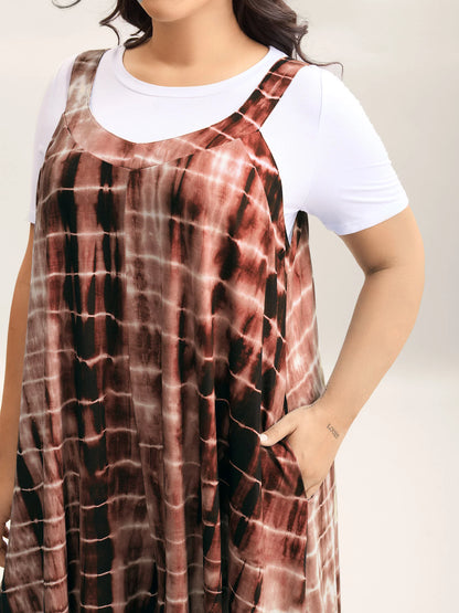 Supersoft Tie-Dye Backless Jumpsuit