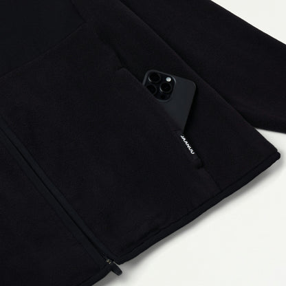 Cloud Hybrid Fleece Jacket - Black