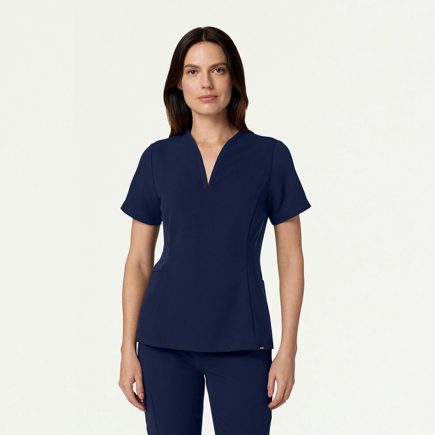 Calix Fit & Flare Scrub Top - Midnight Navy