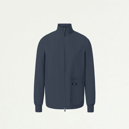 Ceri Essential 6-Pocket Scrub Jacket - Carbon Gray