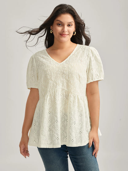 Back Bow Tie Textured Top