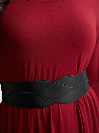 Casual Wide Stretch Belt